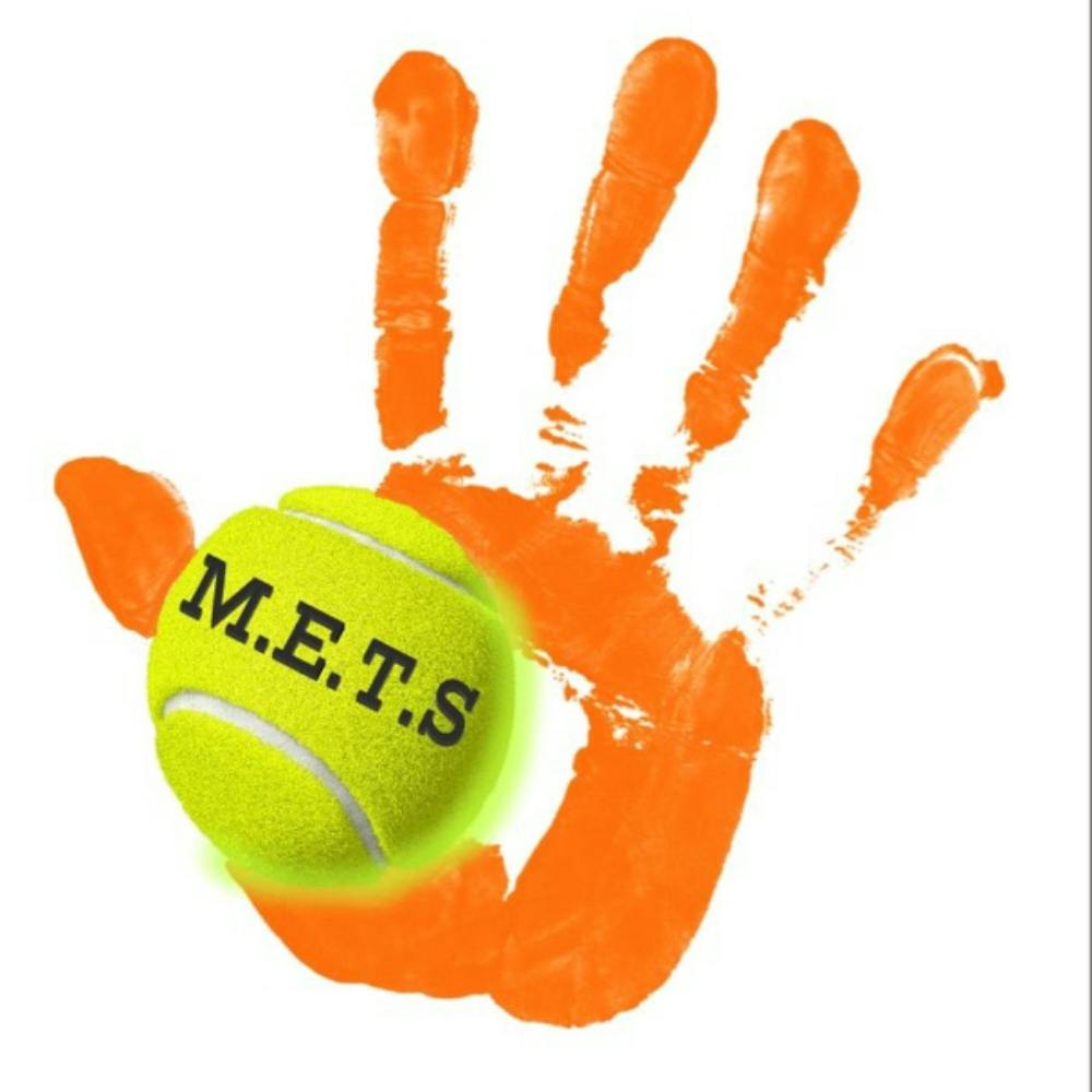 M.E.T.S. - Michael Eistert Tennis Schule Logo}